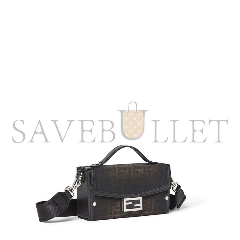 F**di baguette soft trunk brown ff fabric bag 7va565apd8f0l3t (21.5*13*6.5cm)